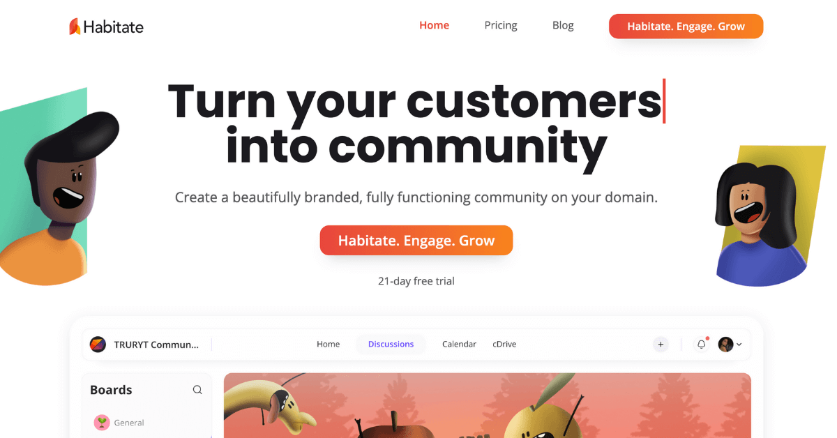 Thumbnail of Habitate - The comprehensive community platform